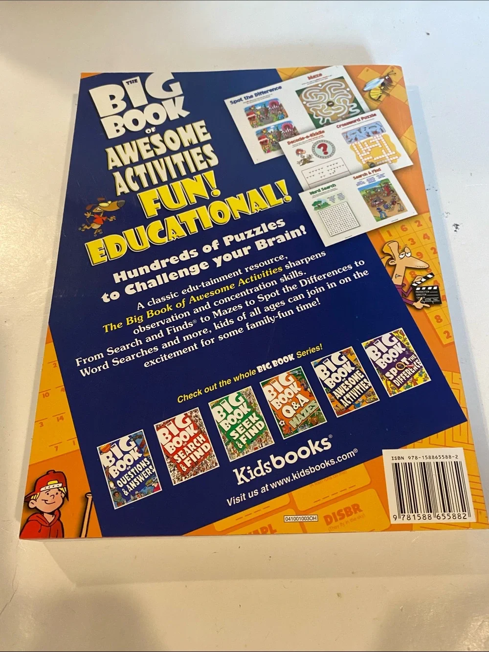 “The Big Book of Awesome Activities,”